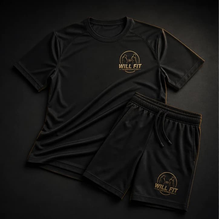 Will Fit black performance apparel